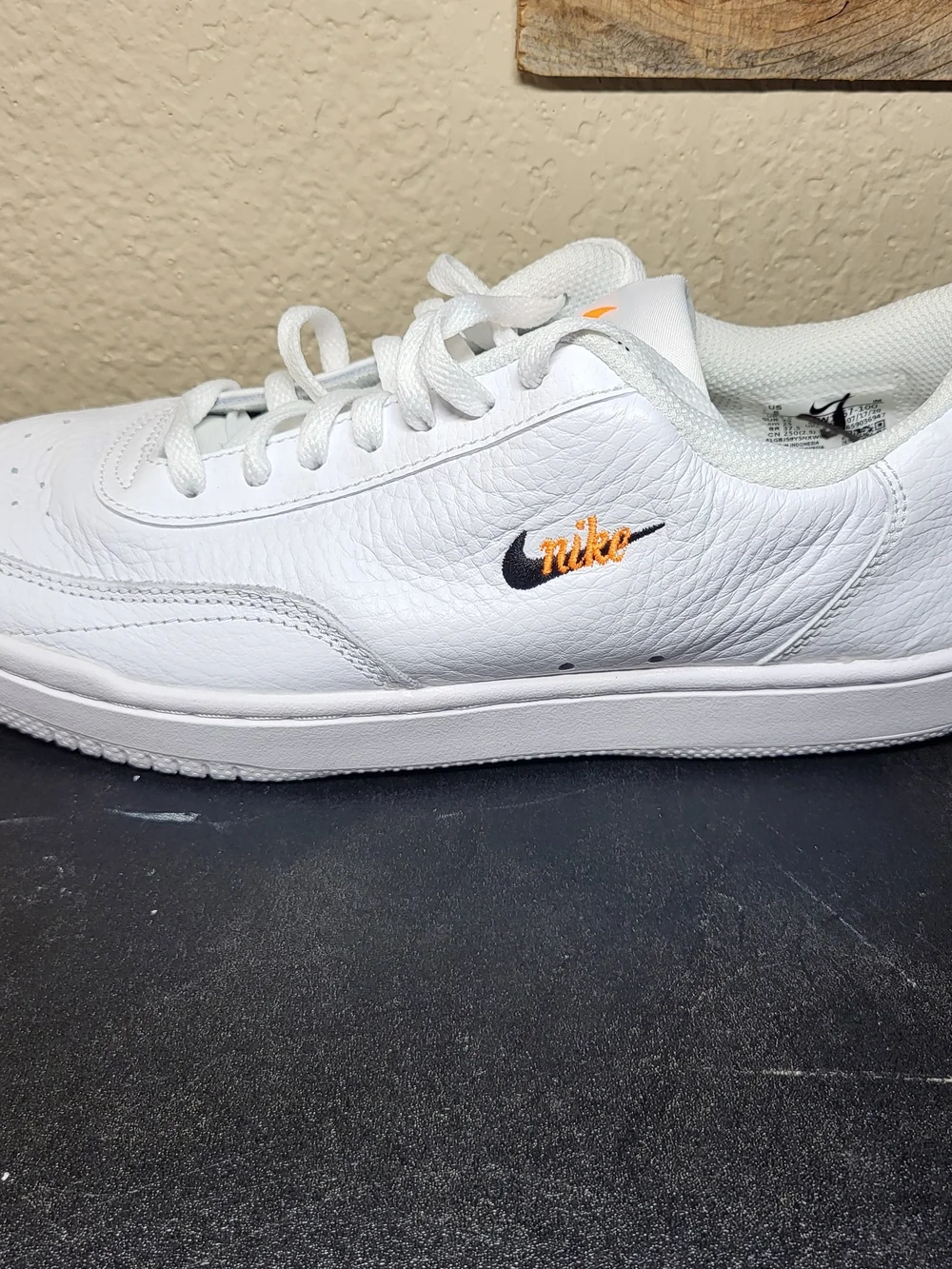 *NEW* Nike Court Vintage Premium Casual Sneaker White Size Men’s 8 Women's 9.5
